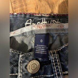 women’s amethyst bootcut jeans size 0